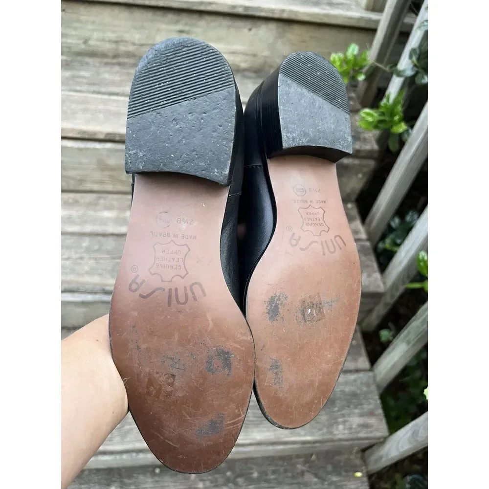 Attractive UNNISA Black Leather 16